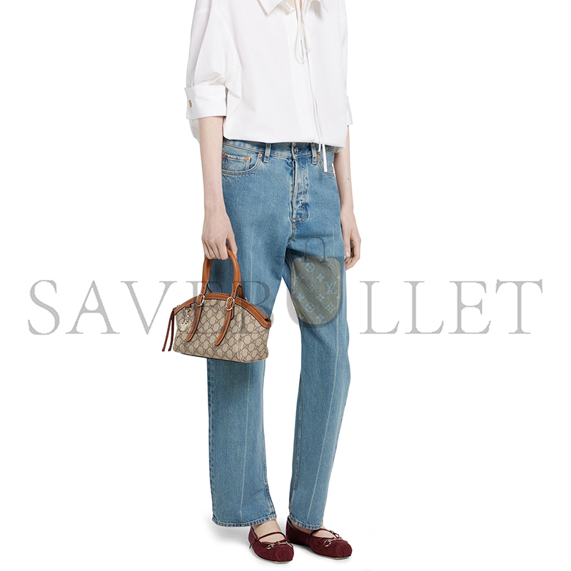 G*u*i gg emblem small top handle bag ‎839005 (31*17*12cm)